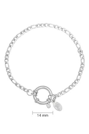 Bracelet Chain Faye Silver Stainless Steel h5 Picture2